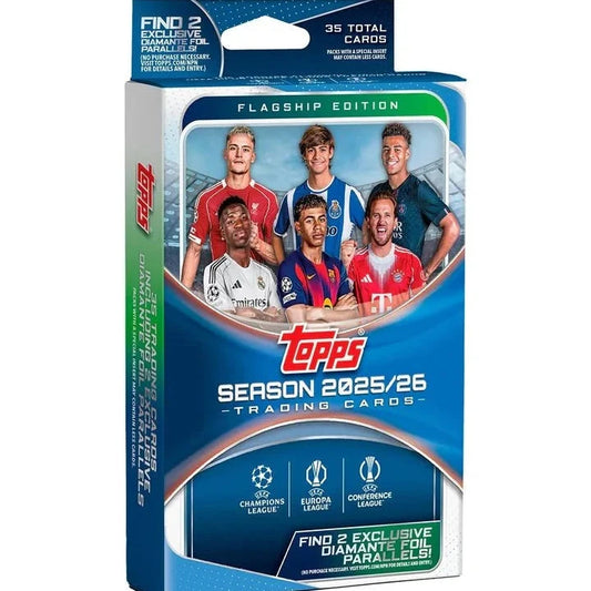 Topps Flagship UEFA Club Competitions Soccer Hanger Box Season 2025-26